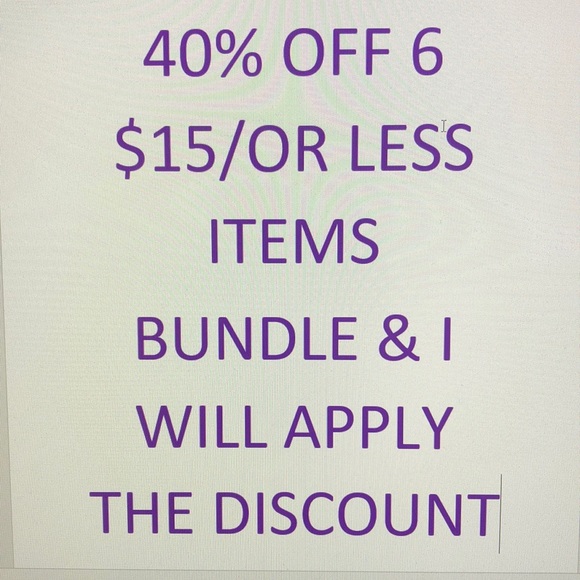 40% OFF DISCOUNT - Picture 1 of 1